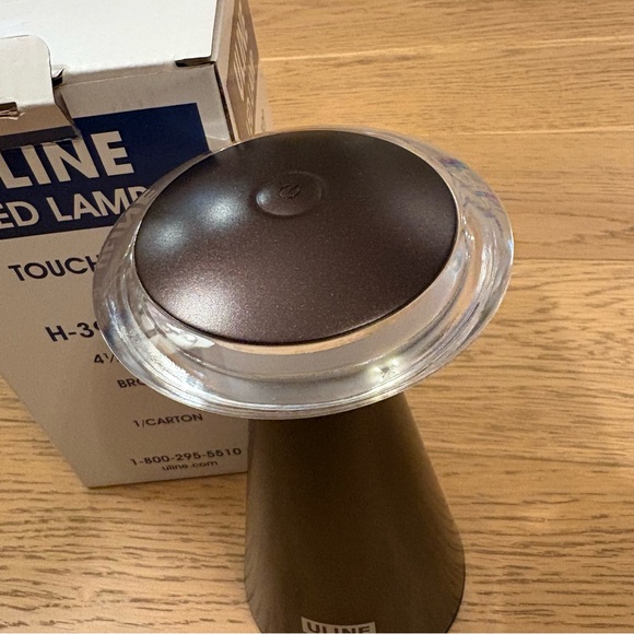 Uline Bronze Touch-Top LED Lamp - Picture 3 of 10